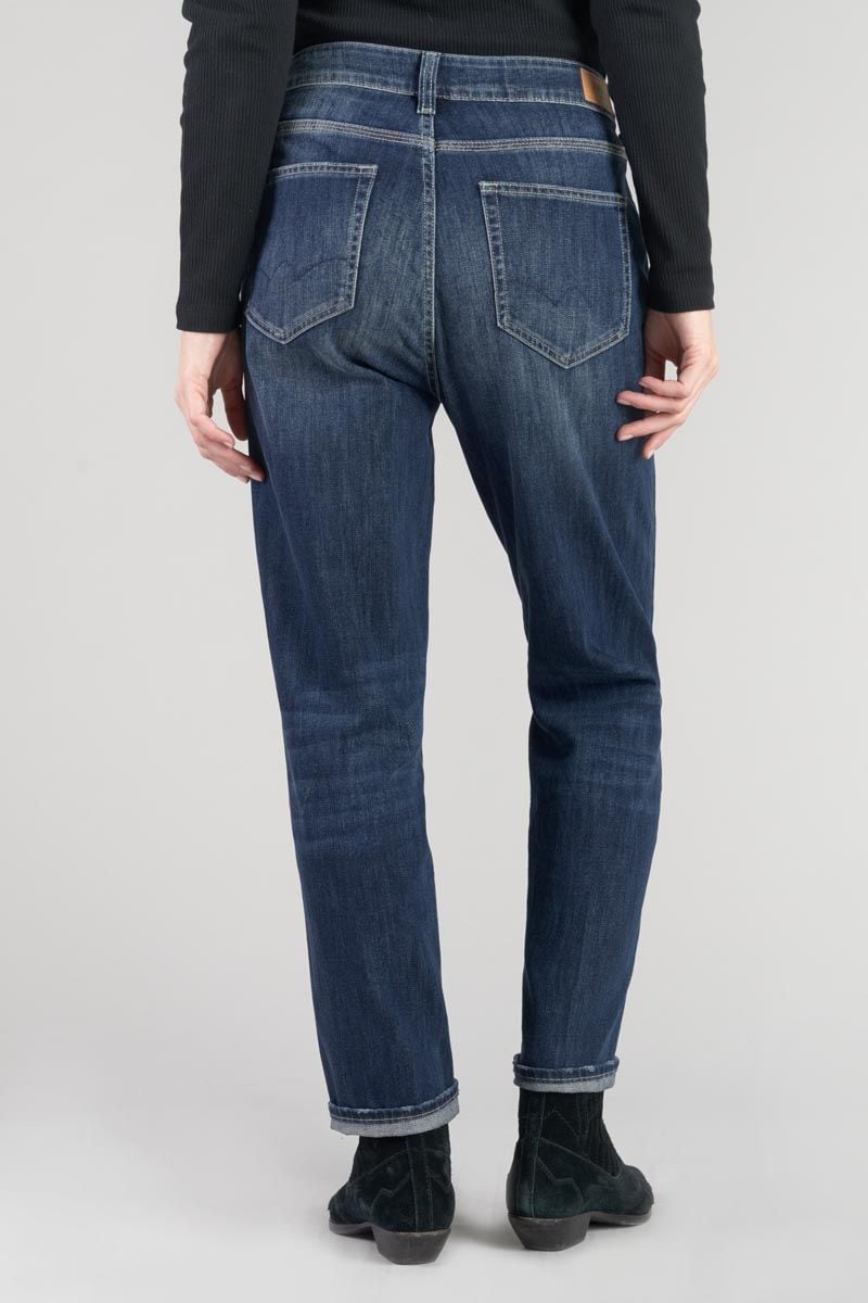 Le Temps Des Cerises Jeans 400/60 Girlfriend Kiss Taille Haute Vintage Bleu N°2
