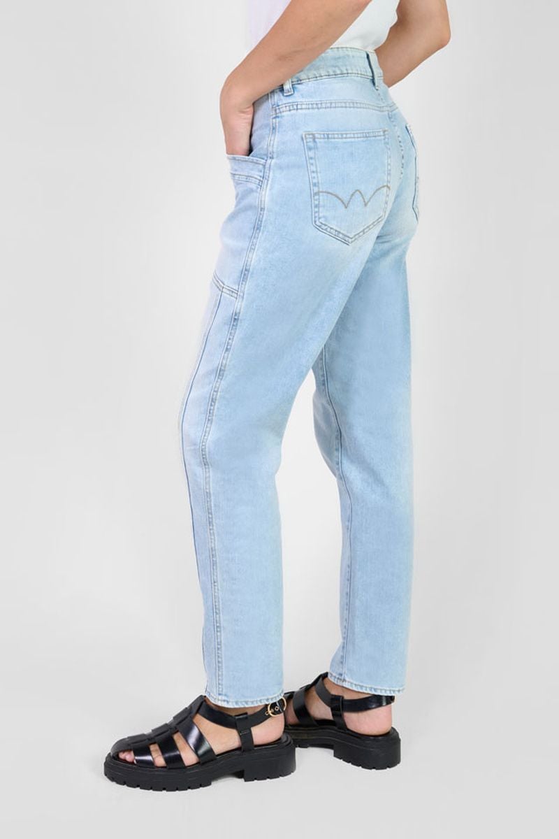 Le Temps Des Cerises Jeans 400/60 Girlfriend Sare Taille Haute Vintage Bleu N°5
