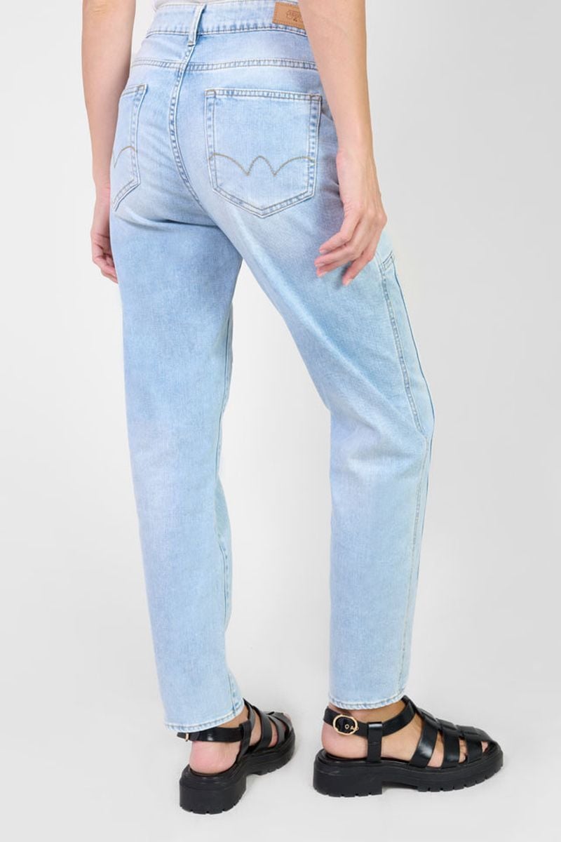 Le Temps Des Cerises Jeans 400/60 Girlfriend Sare Taille Haute Vintage Bleu N°5
