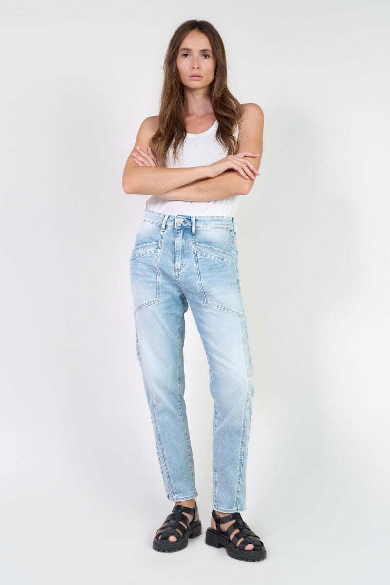 Le Temps Des Cerises Jeans 400/60 Girlfriend Union Taille Haute Bleu N°5