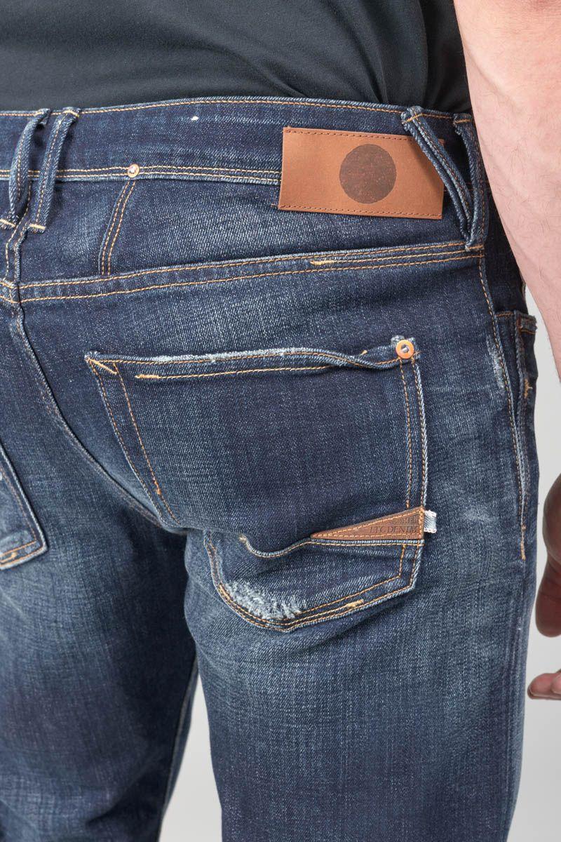 Le Temps Des Cerises Jeans 600/17 Adjusted Basic Destroy Bleu N°1