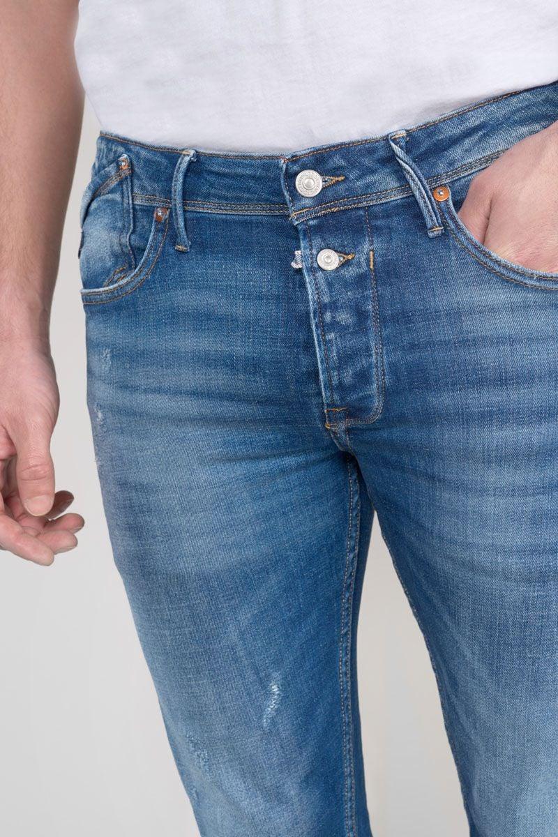 Le Temps Des Cerises Jeans 600/17 Adjusted Basic Destroy Bleu N°3