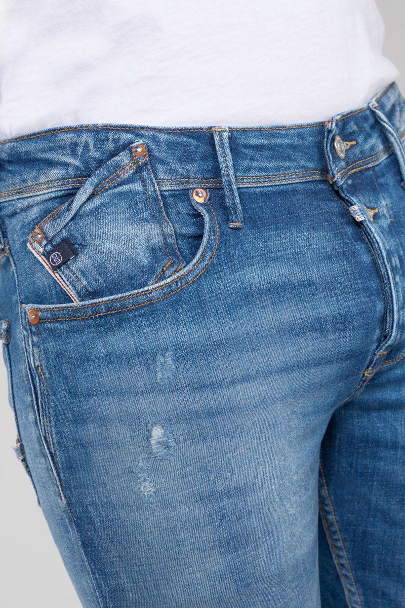 Le Temps Des Cerises Jeans 600/17 Adjusted Basic Destroy Bleu N°3