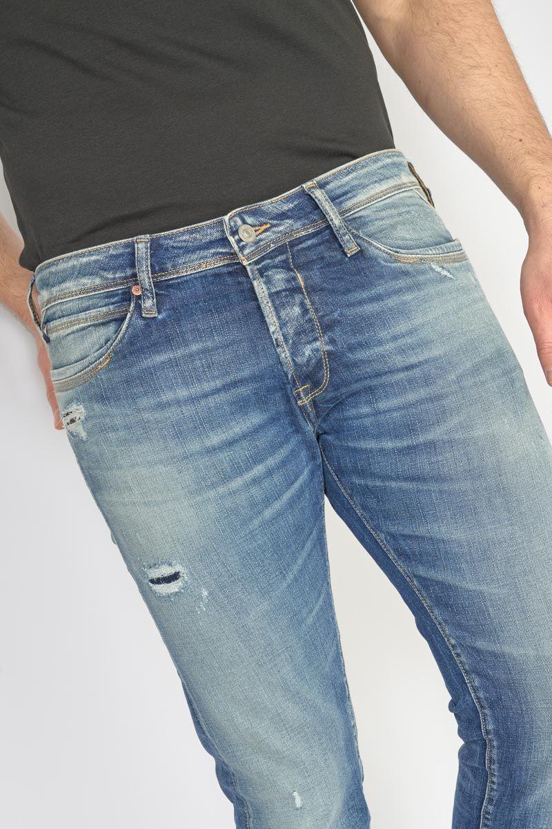 Le Temps Des Cerises Jeans 700/11 Adjusted Barefoot Destroy Bleu N°3
