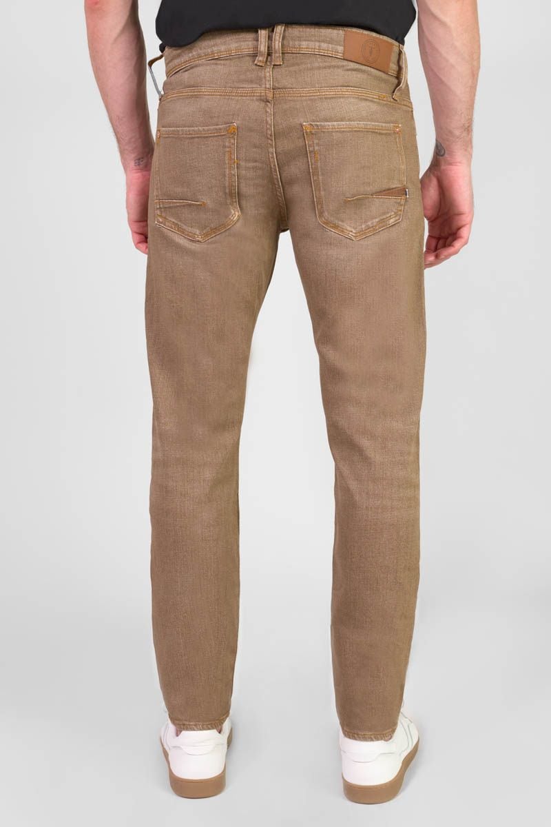 Le Temps Des Cerises Jeans 700/11 Adjusted Basic Camel Délavé