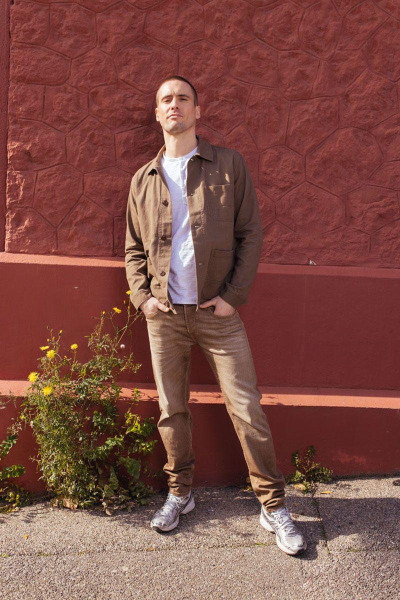 le temps des cerises Jeans 700/11 adjusted Basic camel délavé