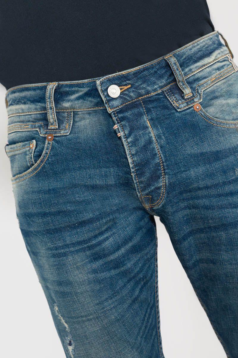 Le Temps Des Cerises Jeans 700/11 Adjusted Bekele Destroy Vintage Bleu N°2