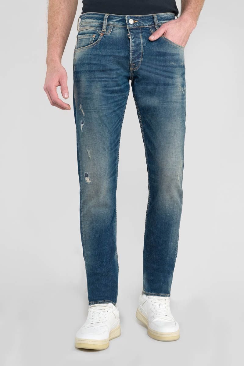 le temps des cerises Jeans 700/11 adjusted Bekele destroy vintage bleu N°2