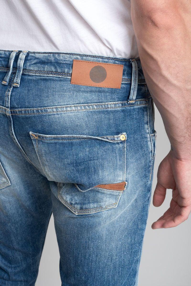 Le Temps Des Cerises Jeans 700/11 Adjusted Beny Destroy Bleu N°4
