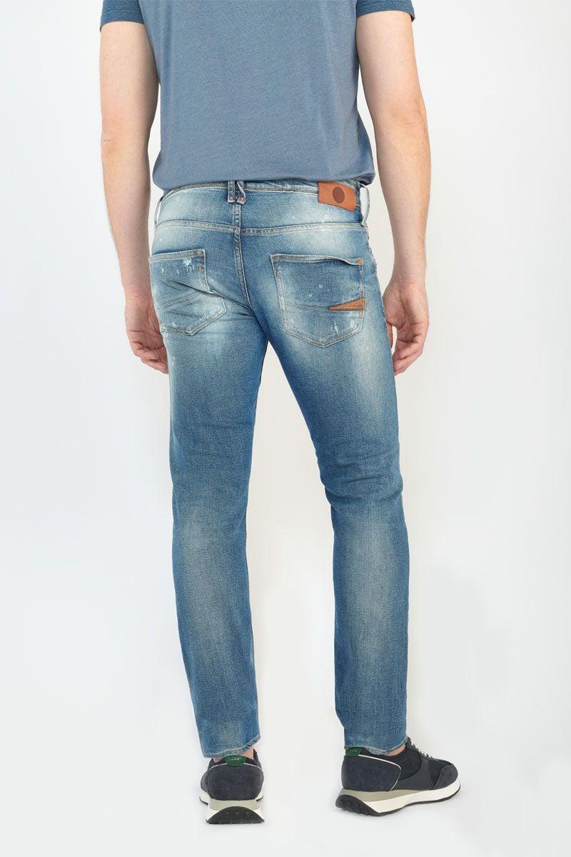 Le Temps Des Cerises Jeans 700/11 Adjusted Bogen Destroy Vintage Bleu N°4