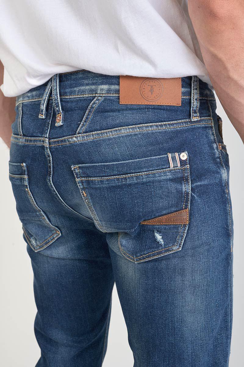 Le Temps Des Cerises Jeans 700/11 Adjusted Camoins Destroy Bleu N°3
