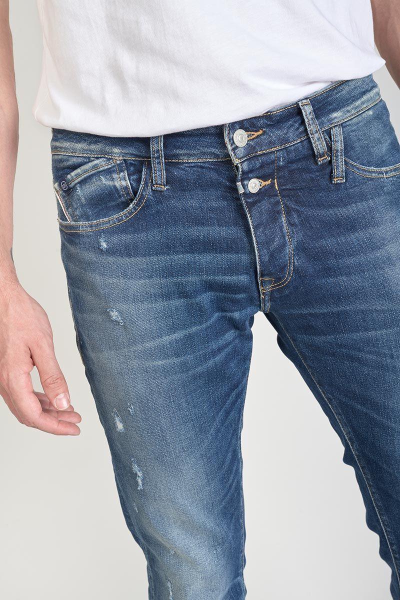 Le Temps Des Cerises Jeans 700/11 Adjusted Camoins Destroy Bleu N°3