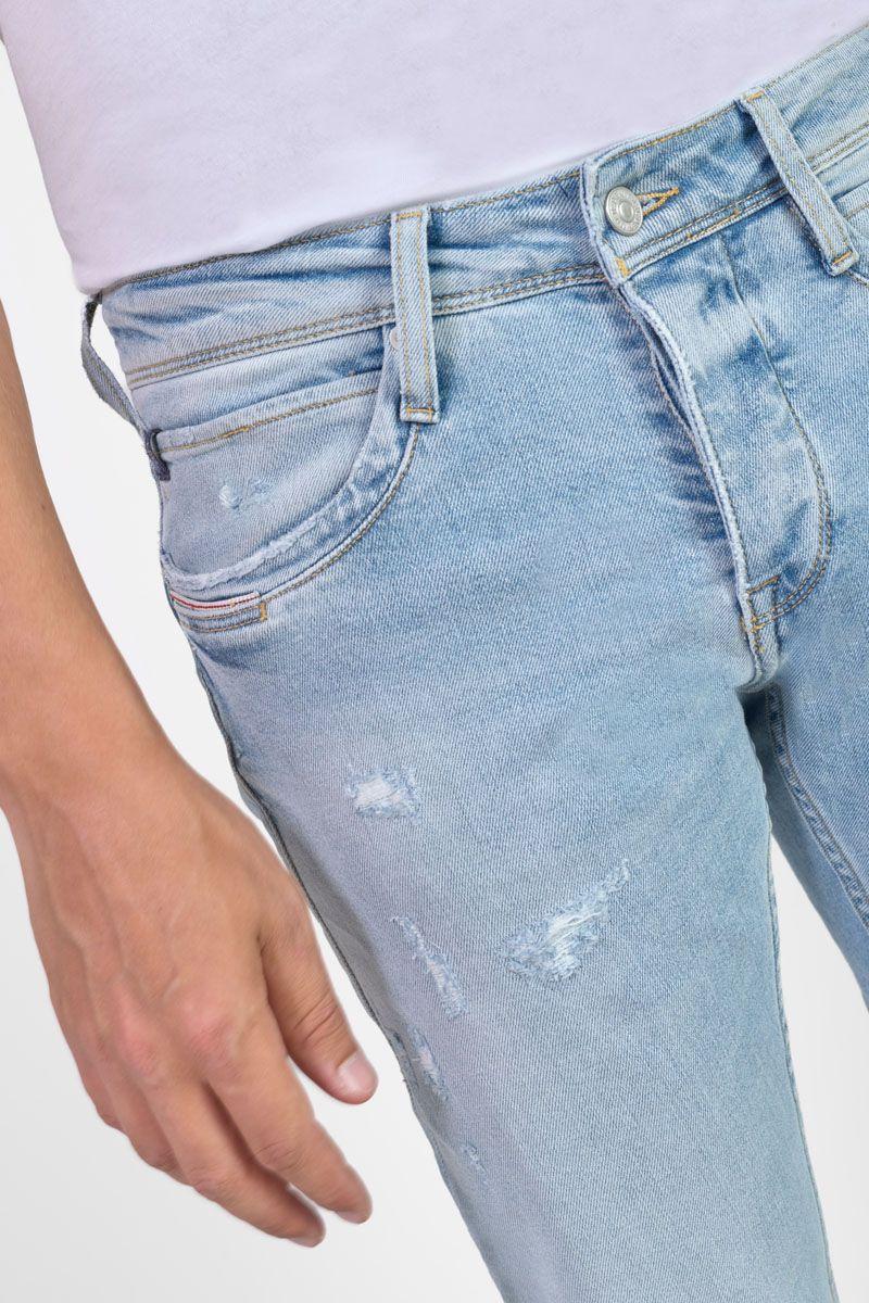 Le Temps Des Cerises Jeans 700/11 Adjusted Daspry Destroy Bleu N°5