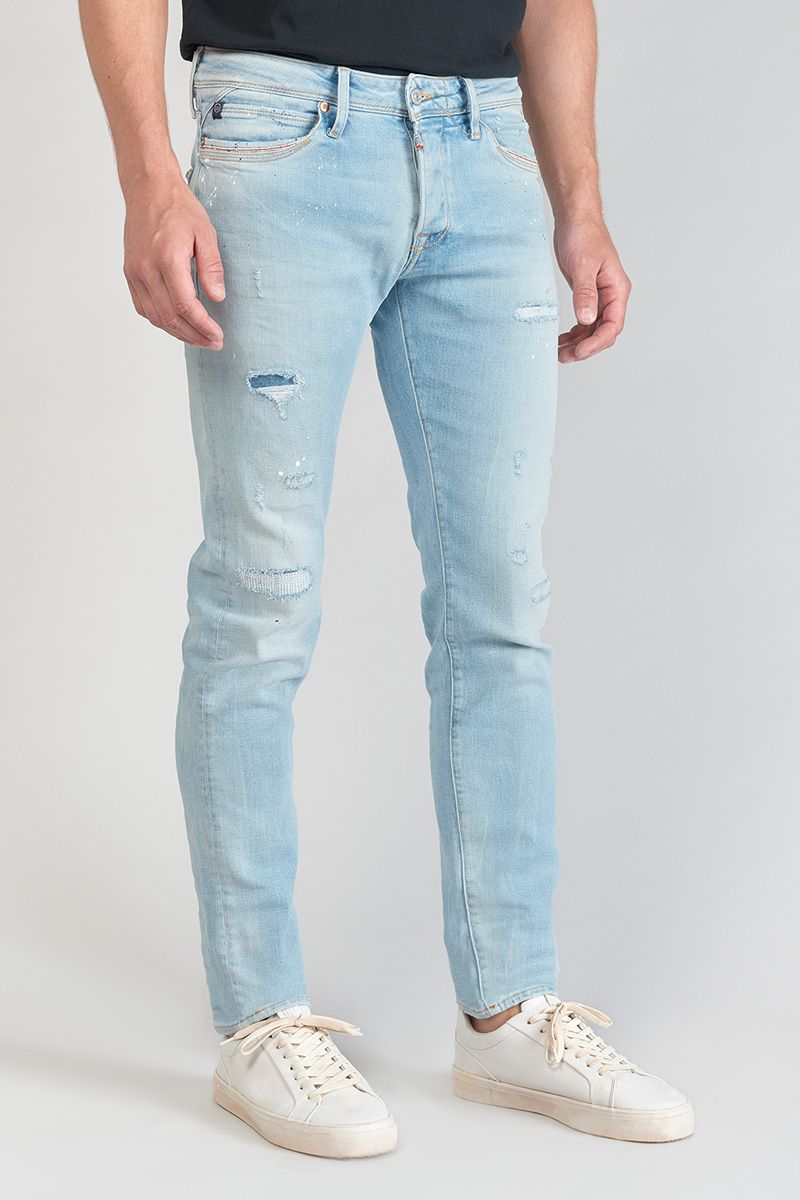 le temps des cerises Jeans 700/11 adjusted Delphes destroy bleu N°5