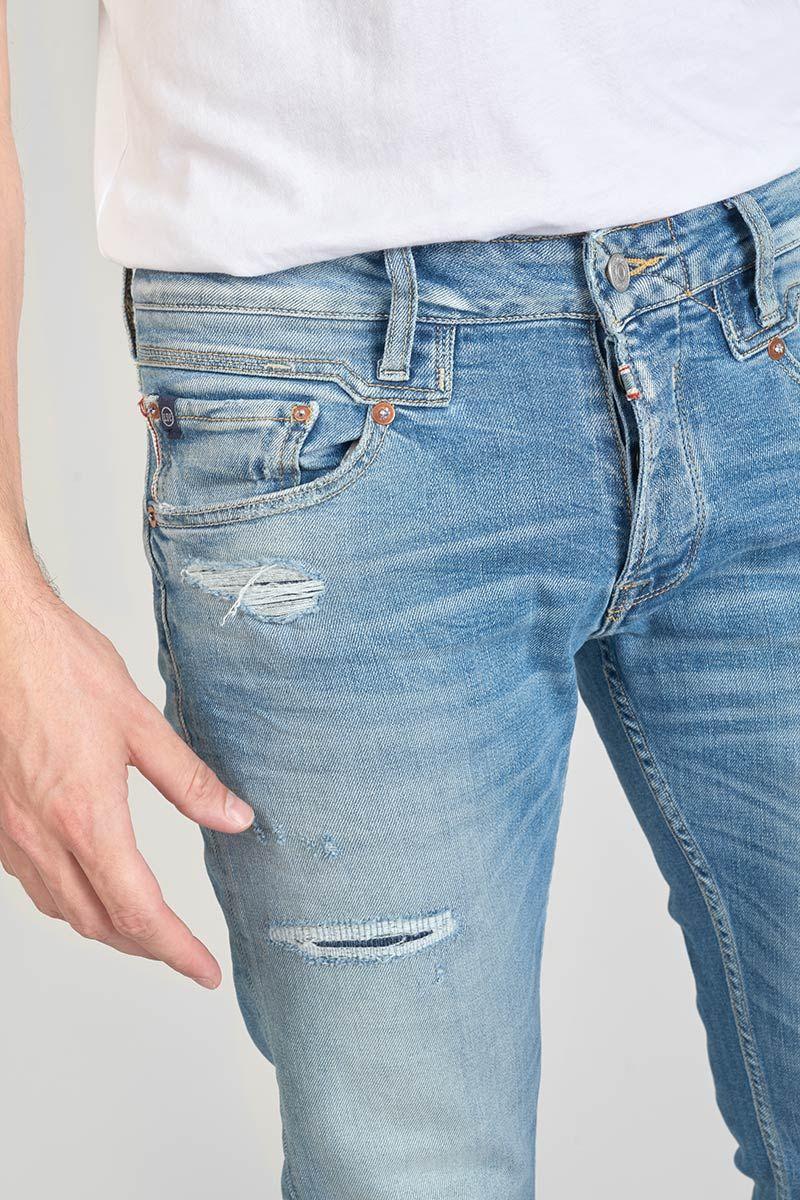 Le Temps Des Cerises Jeans 700/11 Adjusted Ginier Destroy Bleu N°4