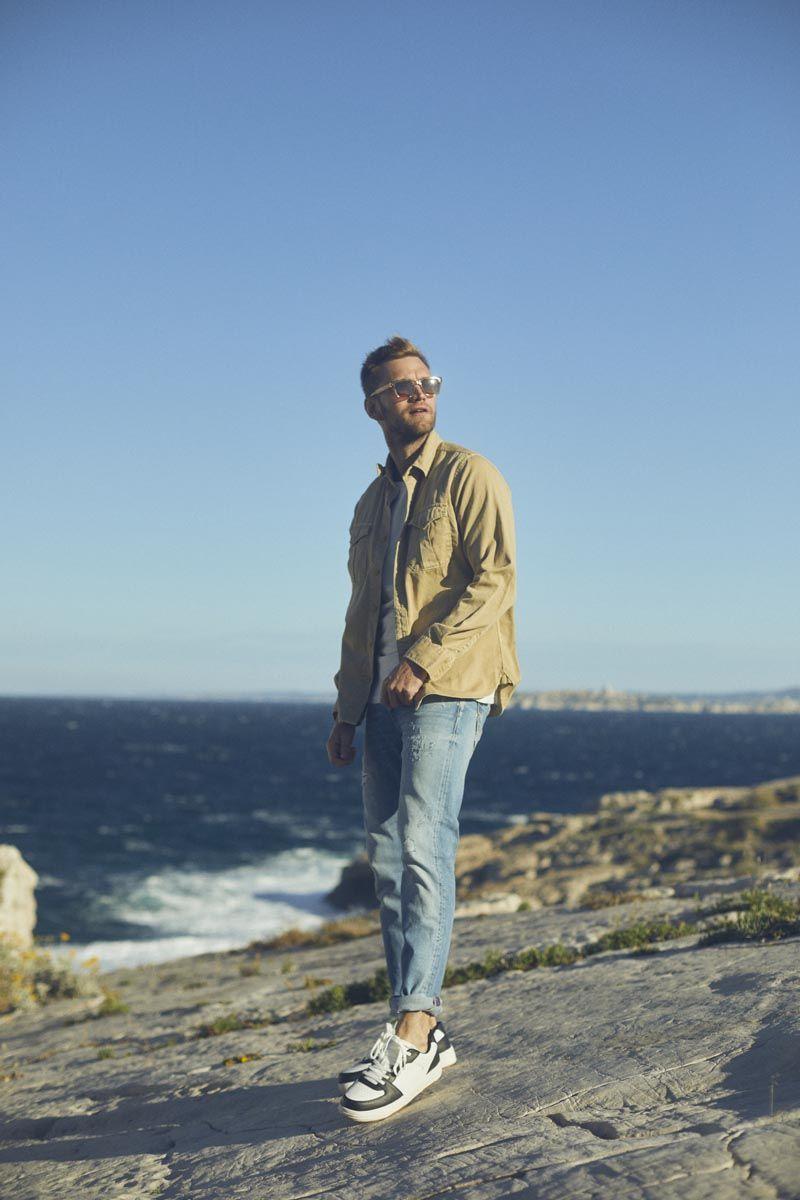 le temps des cerises Jeans 700/11 adjusted Ginier destroy bleu N°4