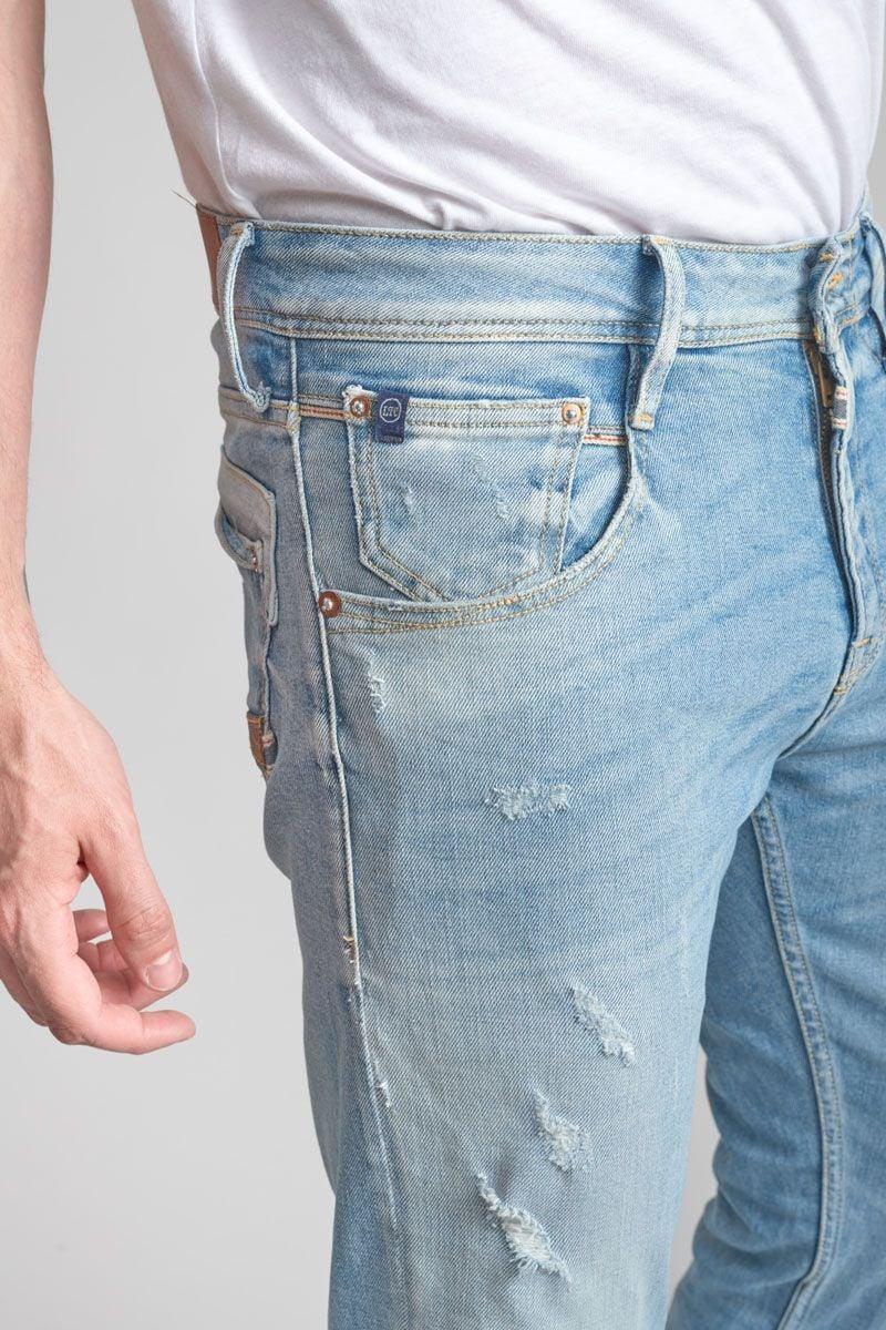 Le Temps Des Cerises Jeans 700/11 Adjusted Loos Destroy Bleu N°5