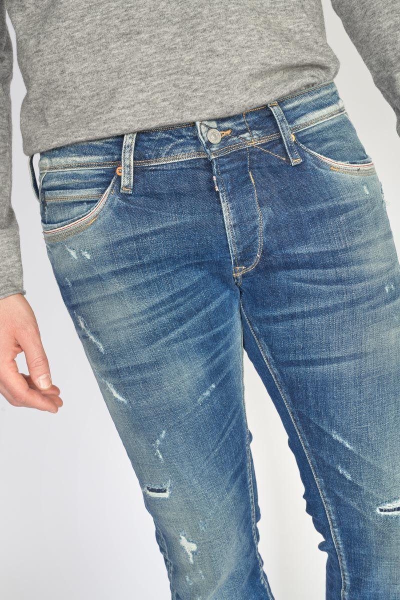 Le Temps Des Cerises Jeans 700/11 Adjusted Marvin Destroy Vintage Bleu N°2