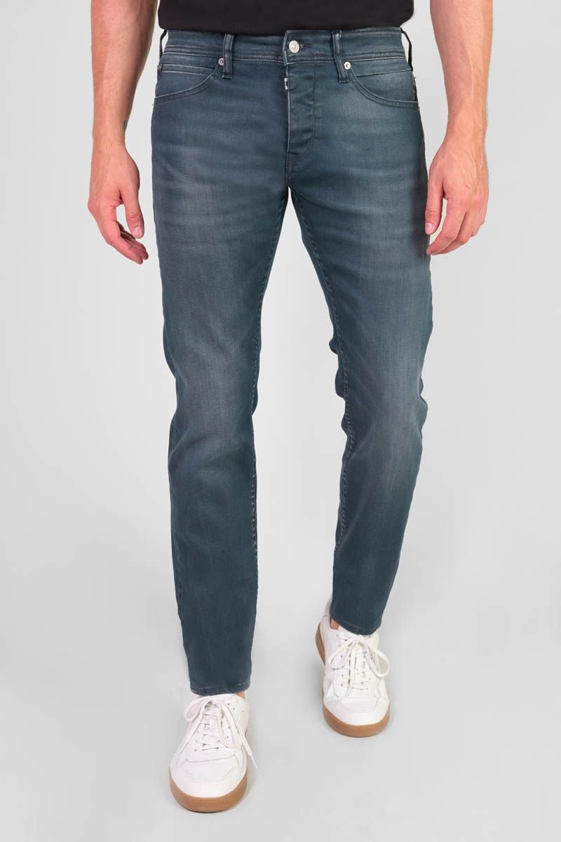 Le Temps Des Cerises Jeans 700/11 Adjusted Musset Enduit Bleu-noir N°3