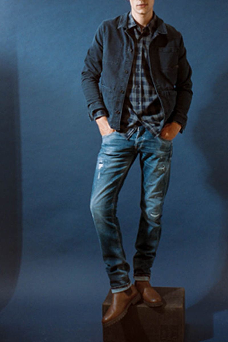 le temps des cerises Jeans 700/11 adjusted Niko destroy vintage bleu N°2