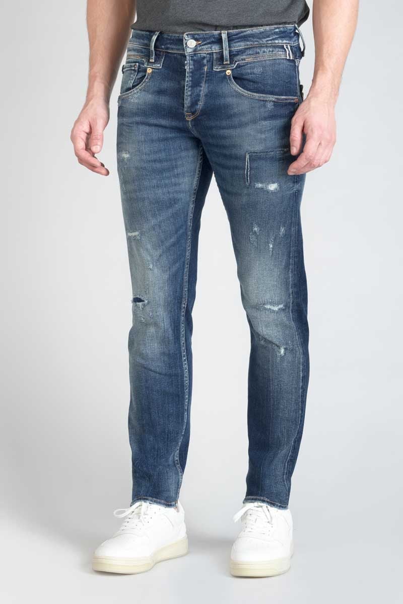 Le Temps Des Cerises Jeans 700/11 Adjusted Oberkampf Destroy Bleu N°3