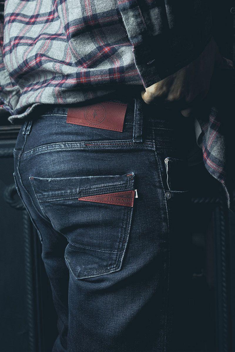 le temps des cerises Jeans 700/11 adjusted Roll bleu-noir N°2