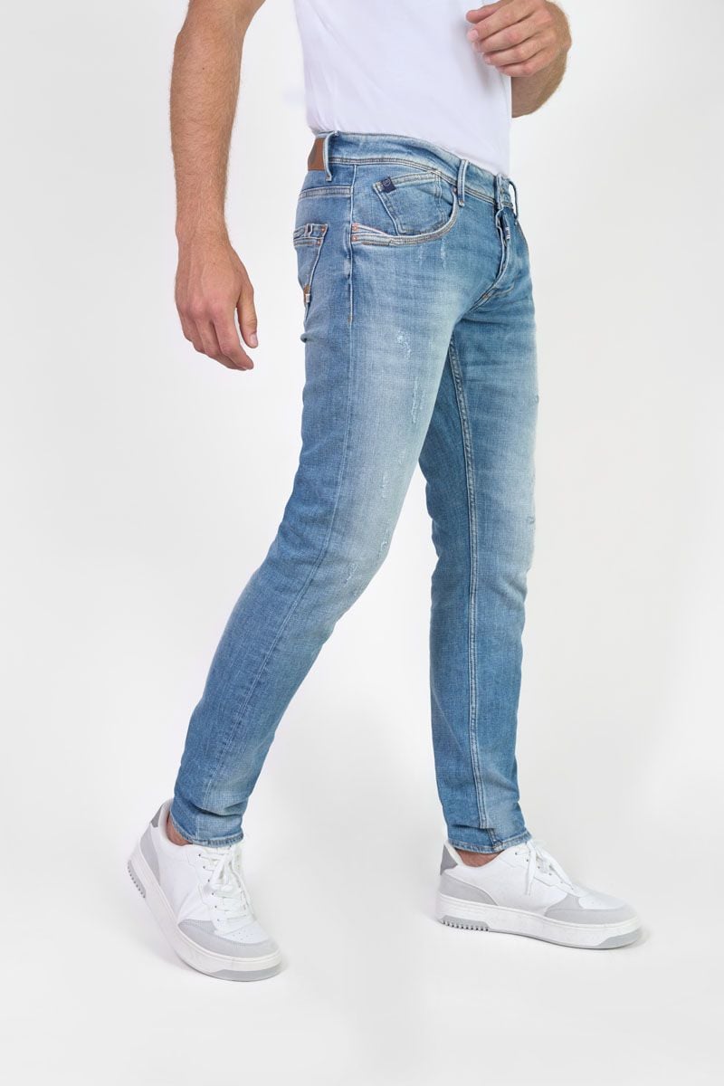 Le Temps Des Cerises Jeans 700/11 Adjusted Sernine Destroy Bleu N°4