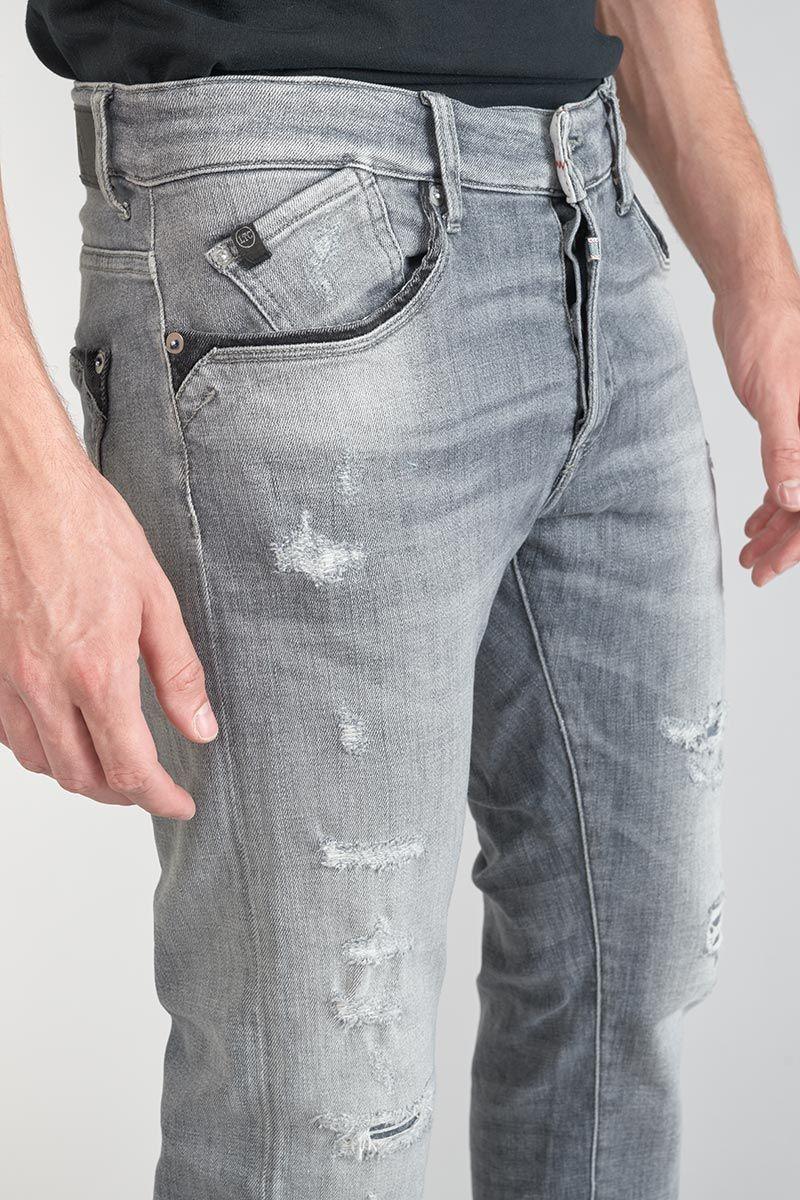 Le Temps Des Cerises Jeans 700/11 Adjusted Triolet Destroy Gris N°2