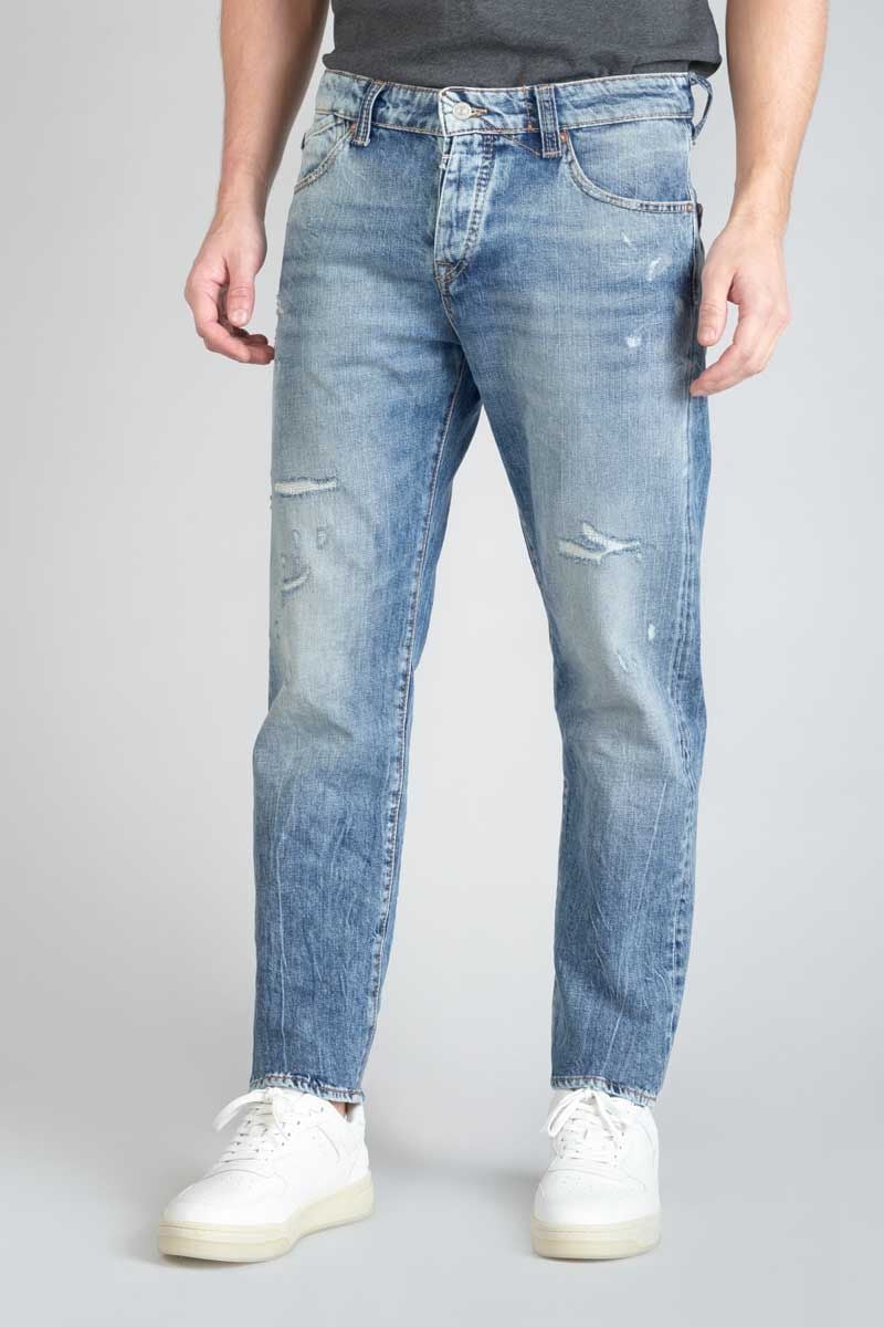le temps des cerises Jeans 700/20 regular Vintage destroy bleu N°4
