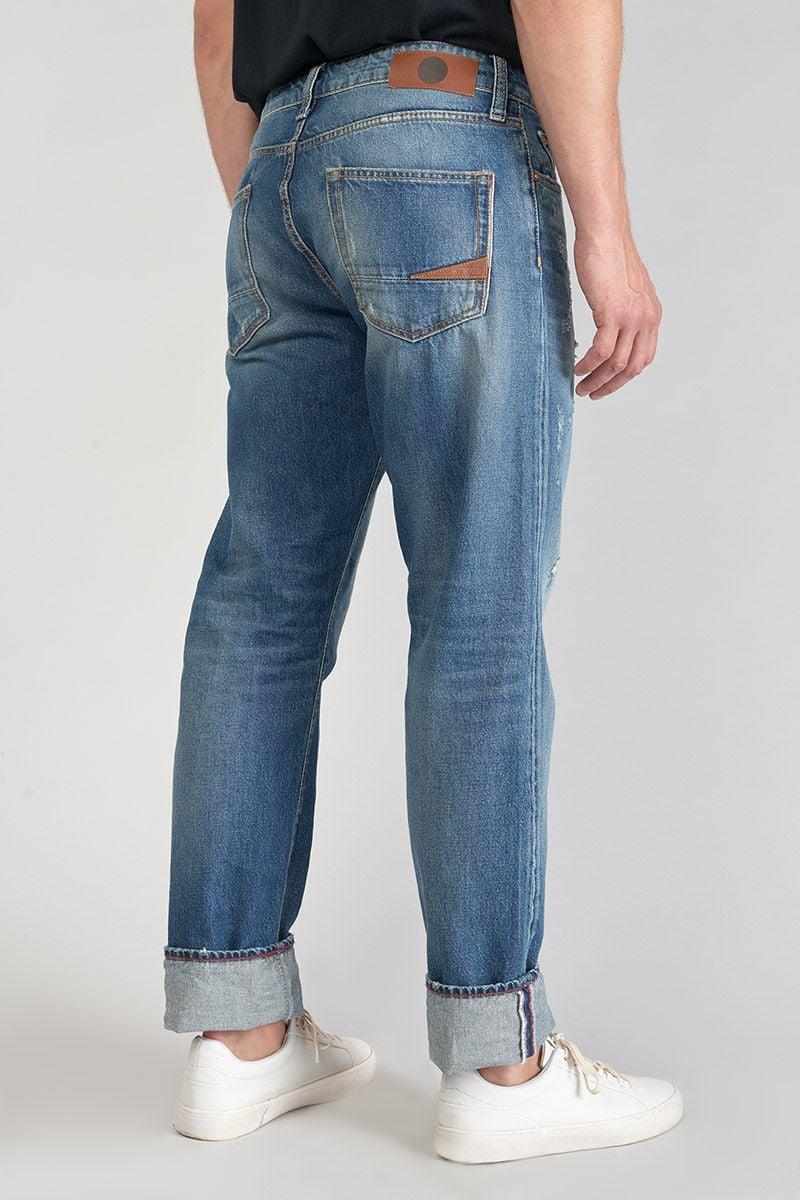Le Temps Des Cerises Jeans 700/20 Regular Vintage Destroy Vintage Bleu N°3