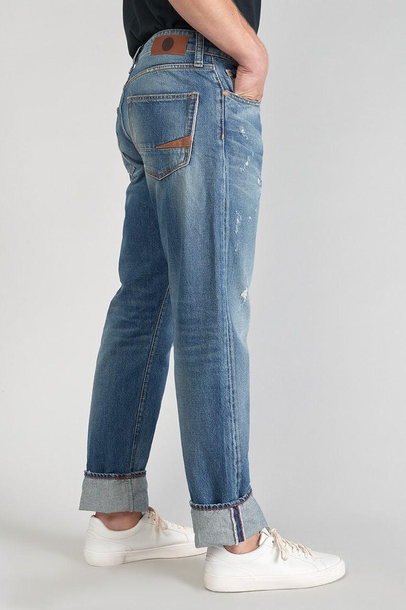 Le Temps Des Cerises Jeans 700/20 Regular Vintage Destroy Vintage Bleu N°3