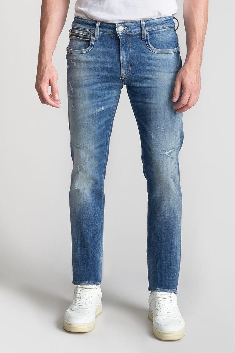 le temps des cerises Jeans 800/12 regular Ternas destroy bleu N°2