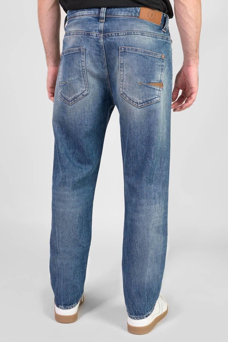 Le Temps Des Cerises Jeans 800/60 Loose Basic Destroy Bleu N°4