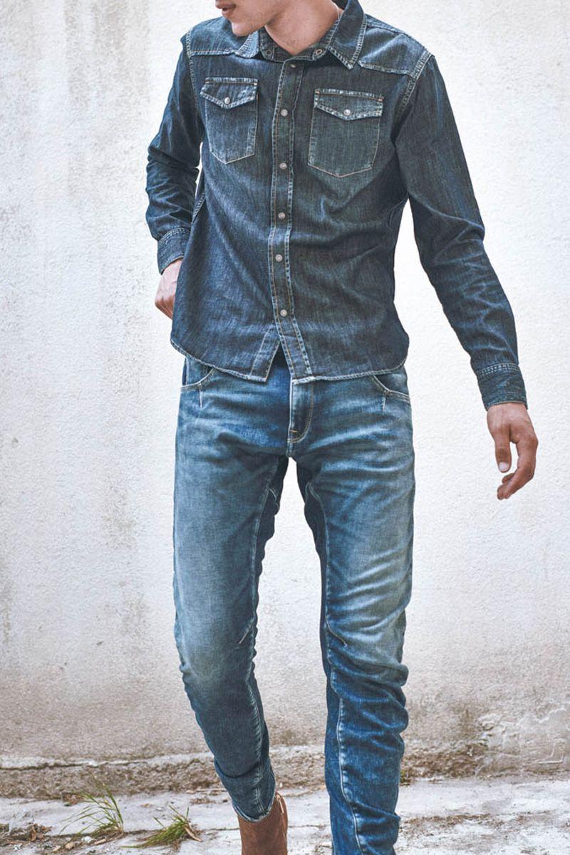 le temps des cerises Jeans 900/03 jogg tapered arqué bleu N°2