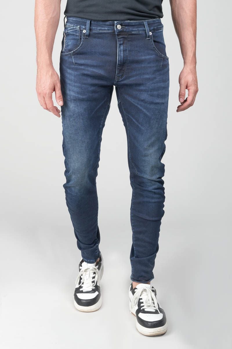 le temps des cerises Jeans 900/03 jogg tapered arqué bleu-noir N°1