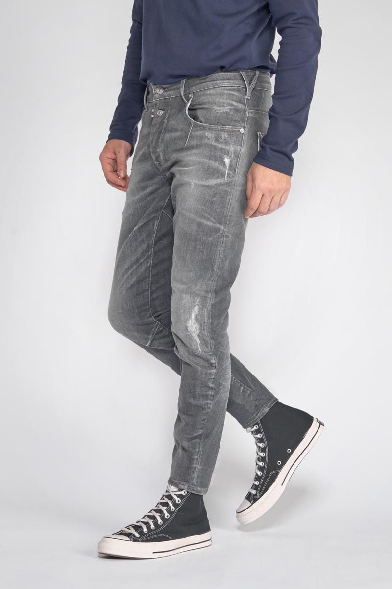 Le Temps Des Cerises Jeans 900/03 Tapered Arqué Alost Destroy Gris N°1