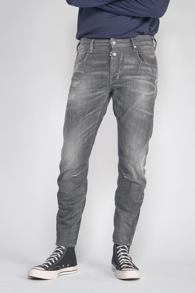 Le Temps Des Cerises Jeans 900/03 Tapered Arqué Alost Destroy Gris N°1