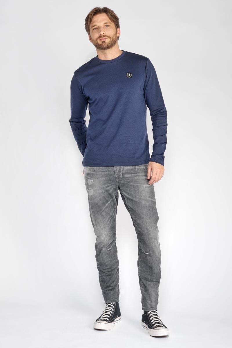 le temps des cerises Jeans 900/03 tapered arqué Alost destroy gris N°1