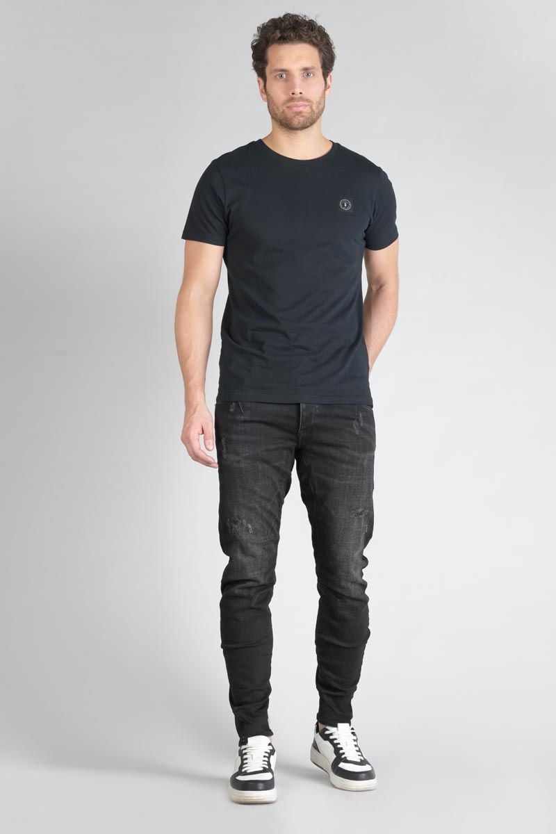 le temps des cerises Jeans 900/03 tapered arqué Alost destroy noir N°1