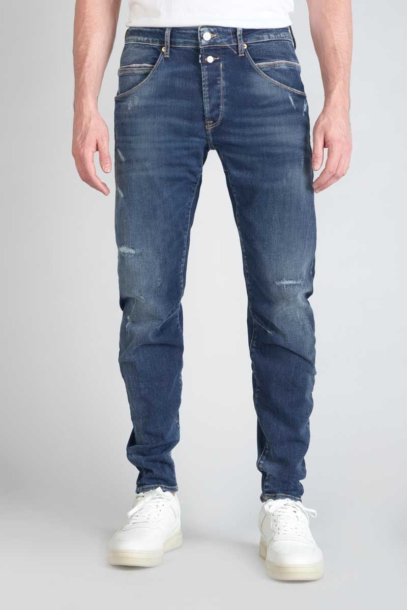 Le Temps Des Cerises Jeans 900/03 Tapered Arqué Auteuil Destroy Bleu N°3