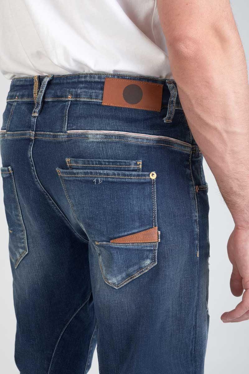 Le Temps Des Cerises Jeans 900/03 Tapered Arqué Auteuil Destroy Bleu N°3