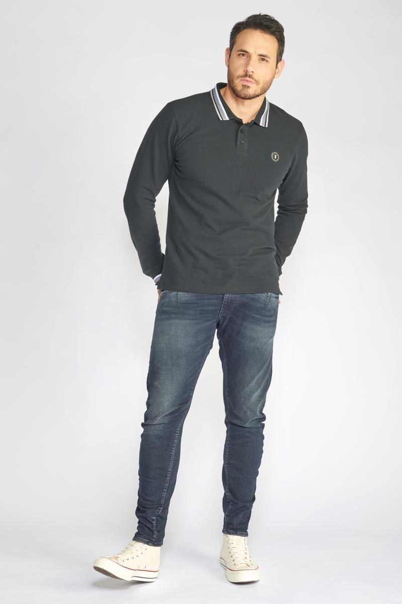 le temps des cerises Jeans 900/03 tapered arqué bleu-noir N°3