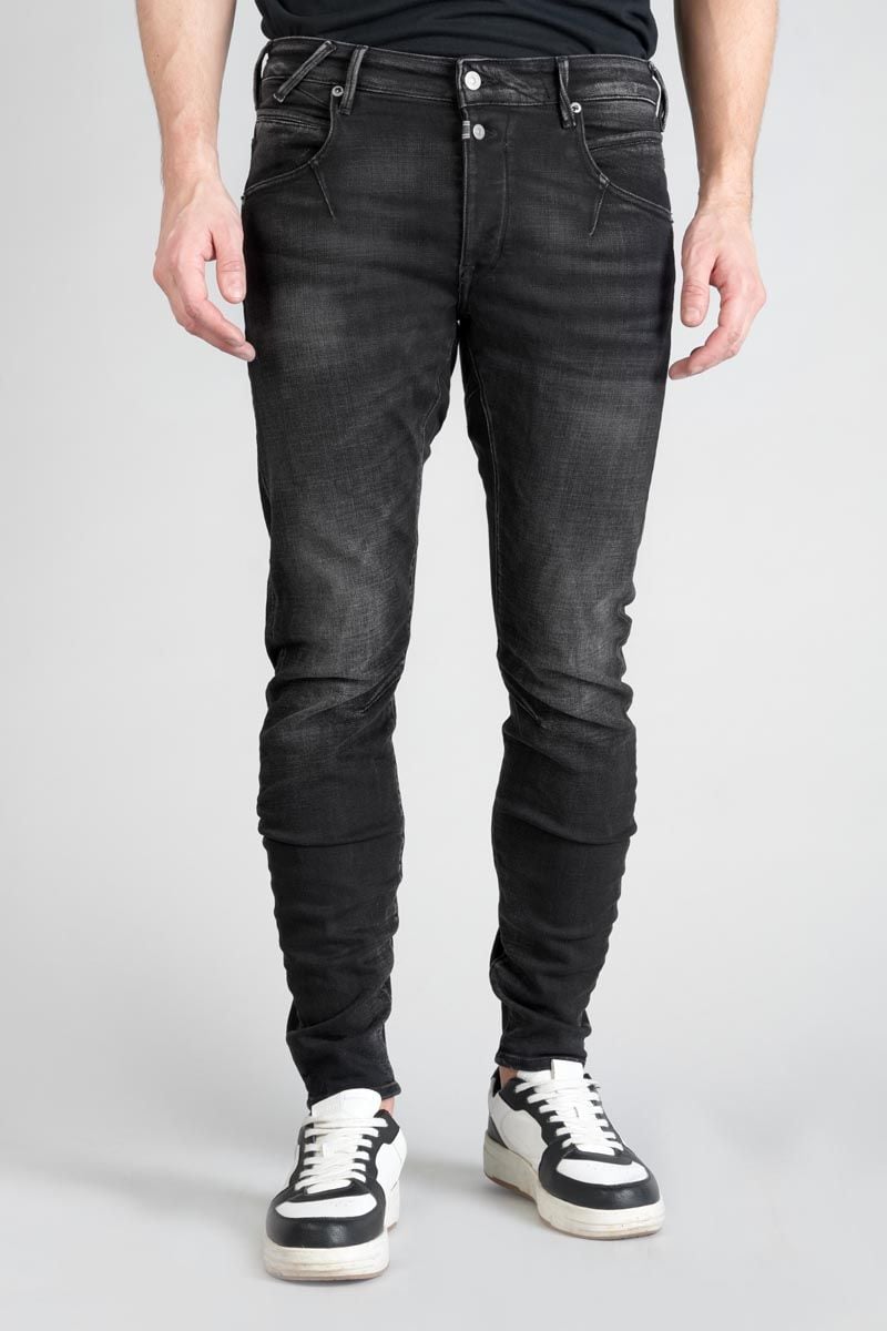 le temps des cerises Jeans 900/03 tapered arqué Cravan noir N°1