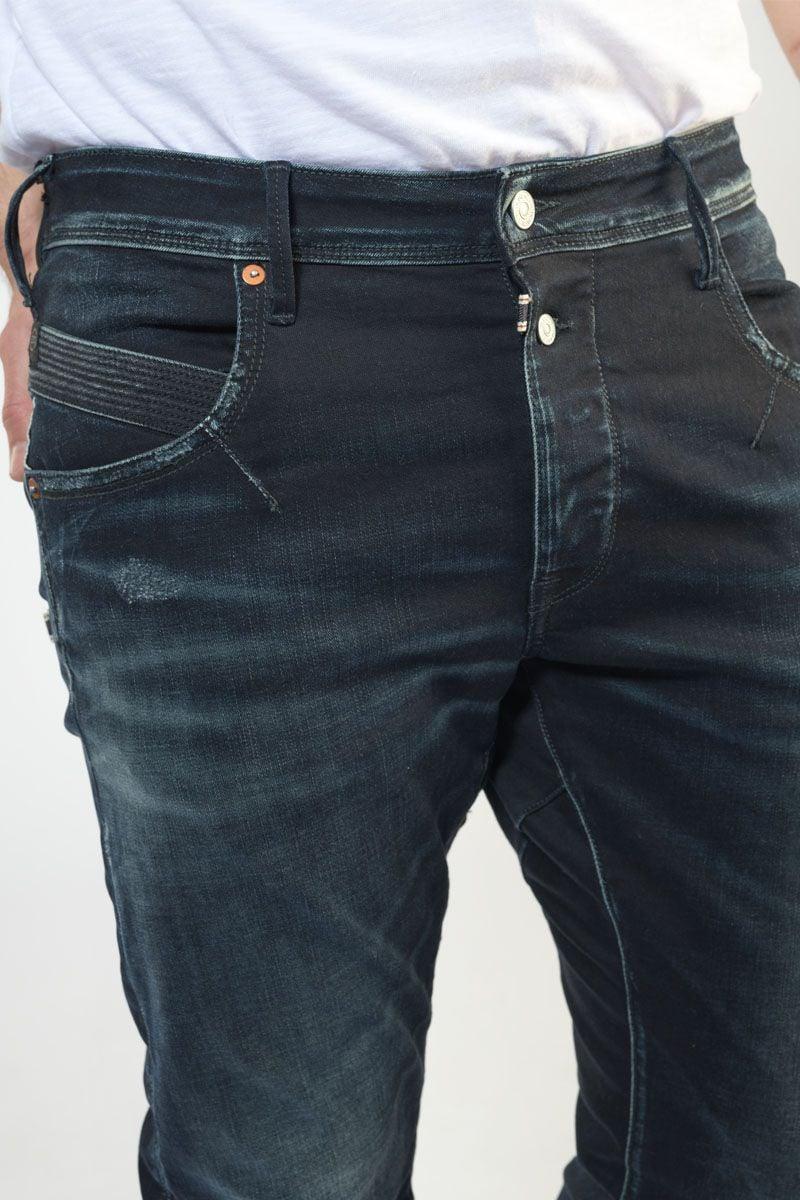 Le Temps Des Cerises Jeans 900/03 Tapered Arqué Dalvik Destroy Bleu-noir N°1