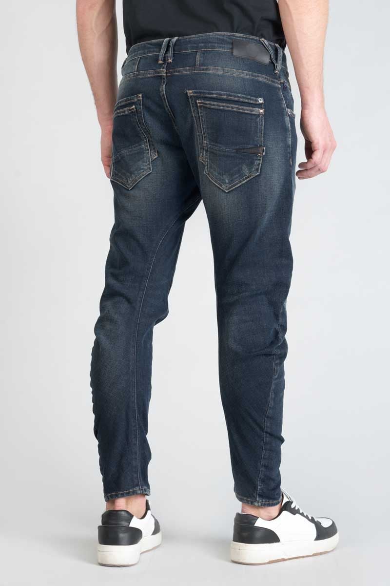 Le Temps Des Cerises Jeans 900/03 Tapered Arqué Pasteur Destroy Bleu-noir N°2