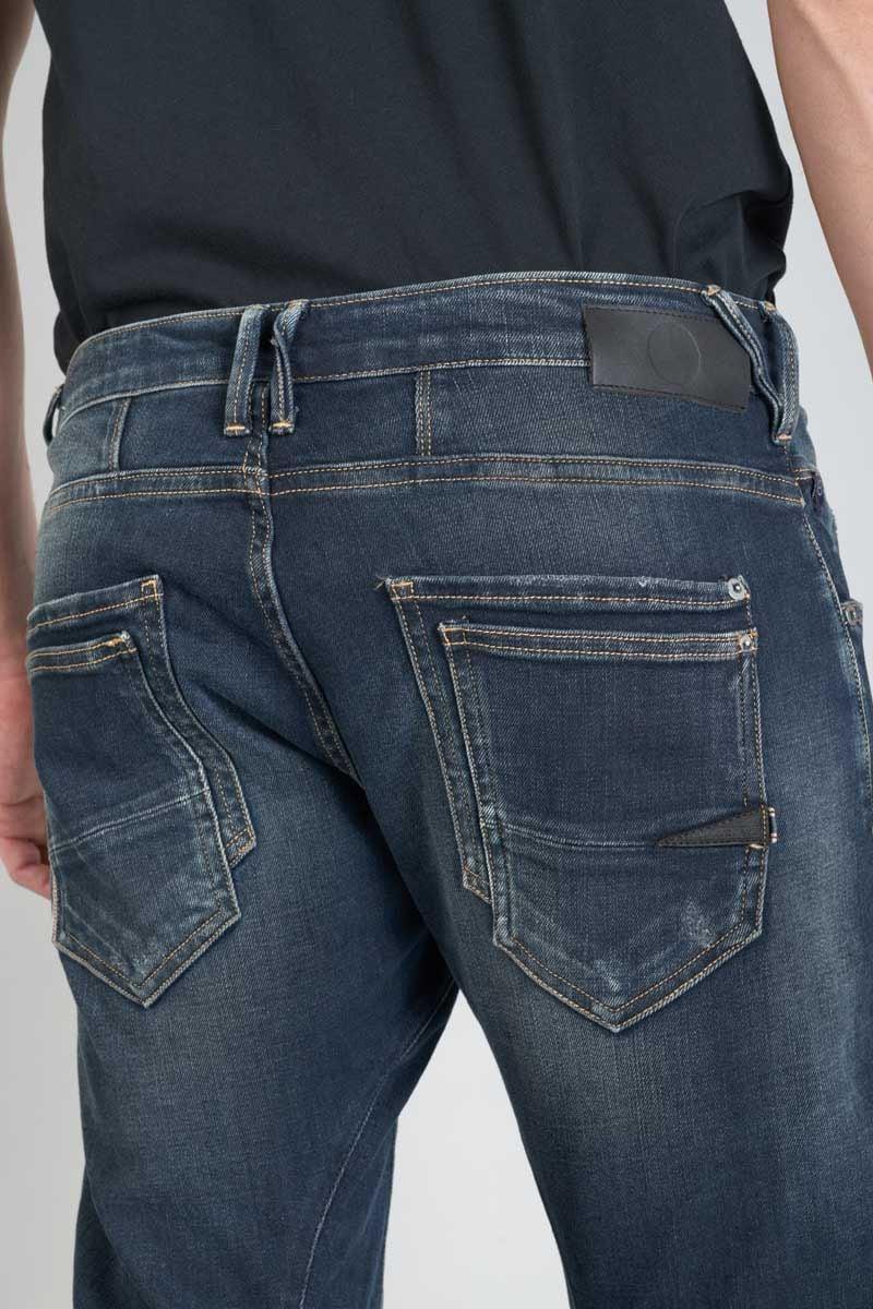 Le Temps Des Cerises Jeans 900/03 Tapered Arqué Pasteur Destroy Bleu-noir N°2