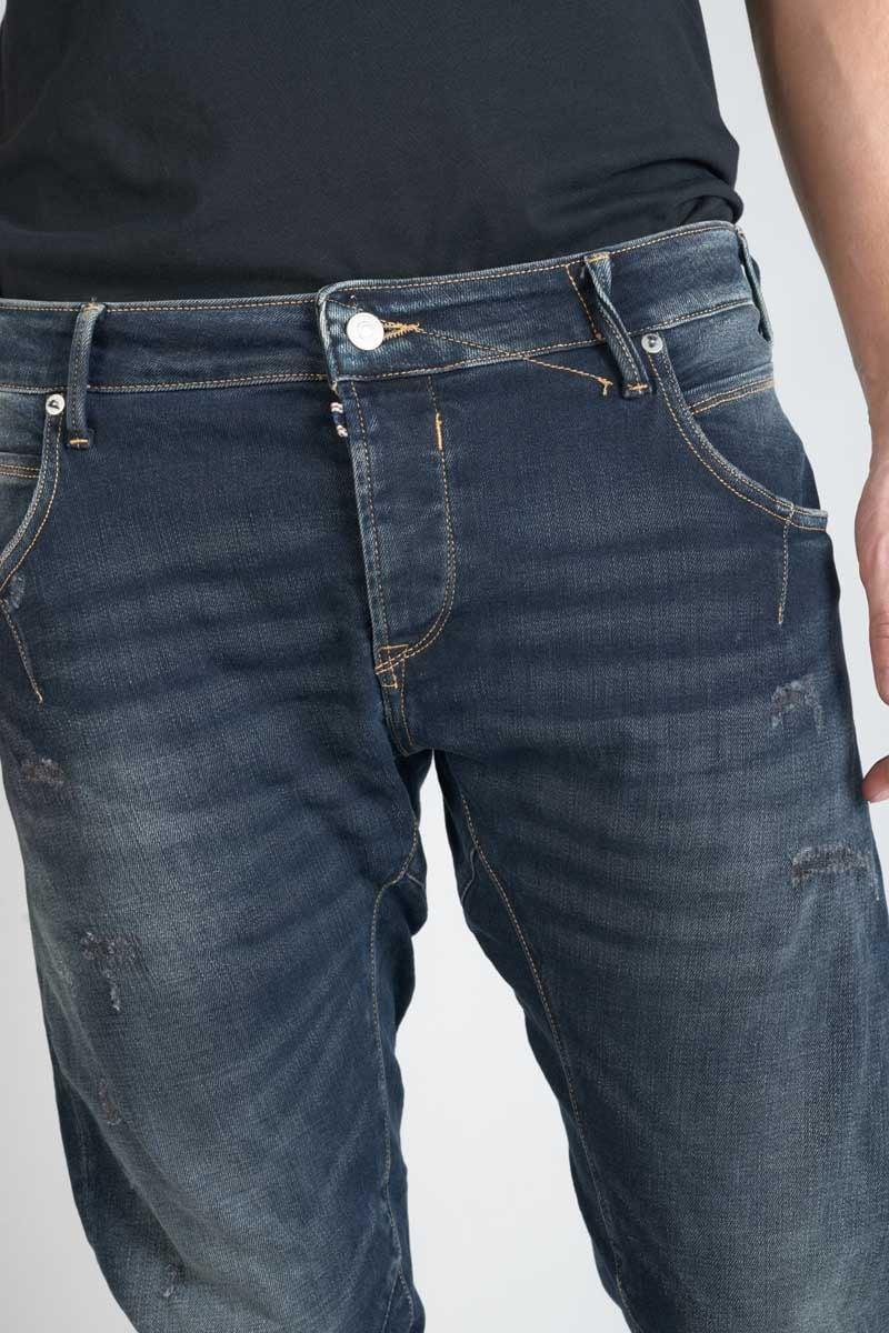 Le Temps Des Cerises Jeans 900/03 Tapered Arqué Pasteur Destroy Bleu-noir N°2