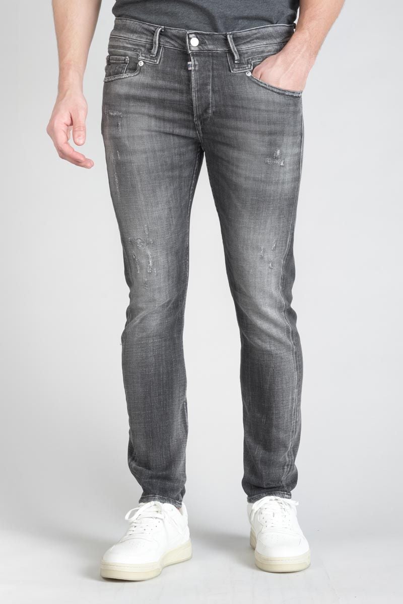 Le Temps Des Cerises Jeans 900/16 Tapered Odeon Destroy Gris N°2