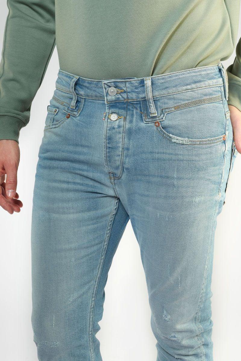 Le Temps Des Cerises Jeans 900/16 Tapered Raffi Destroy Vintage Bleu N°5