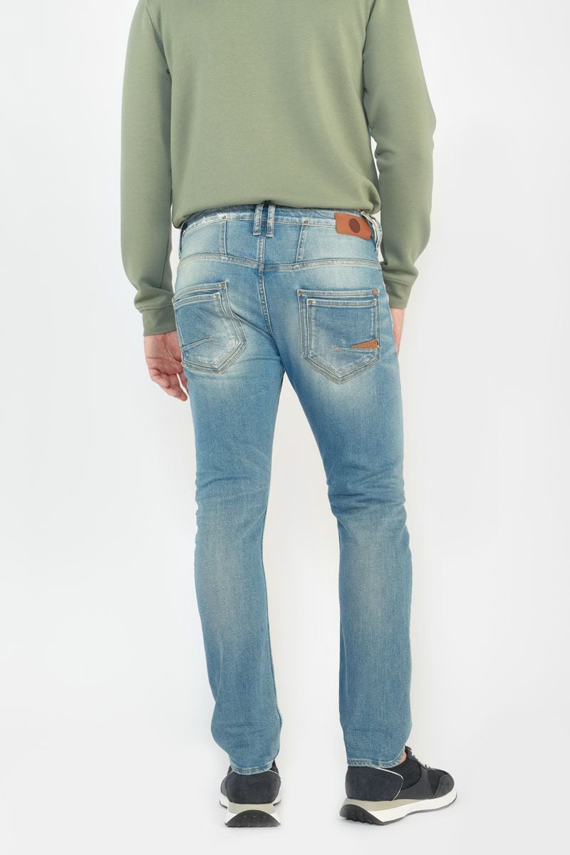 Le Temps Des Cerises Jeans 900/16 Tapered Raffi Destroy Vintage Bleu N°5